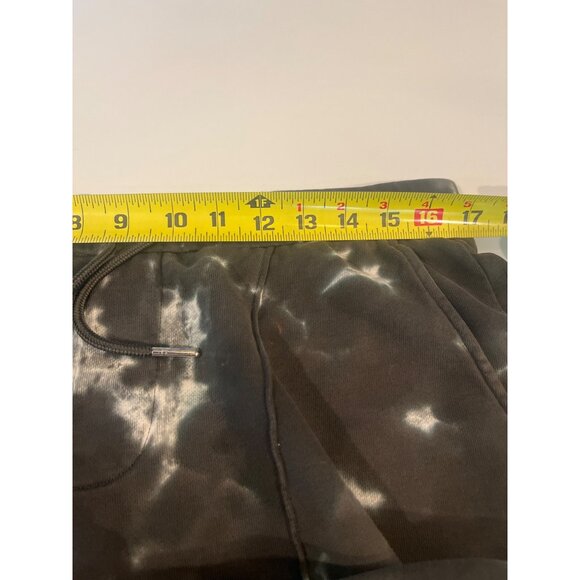 A/X Armani Exchange Tie-Dye Black & White Drawstring Shorts - Picture 6 of 10